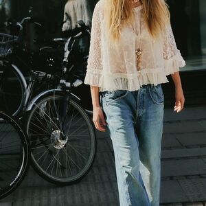 We The Free Final Countdown Cuffed Low-Rise Jeans Large